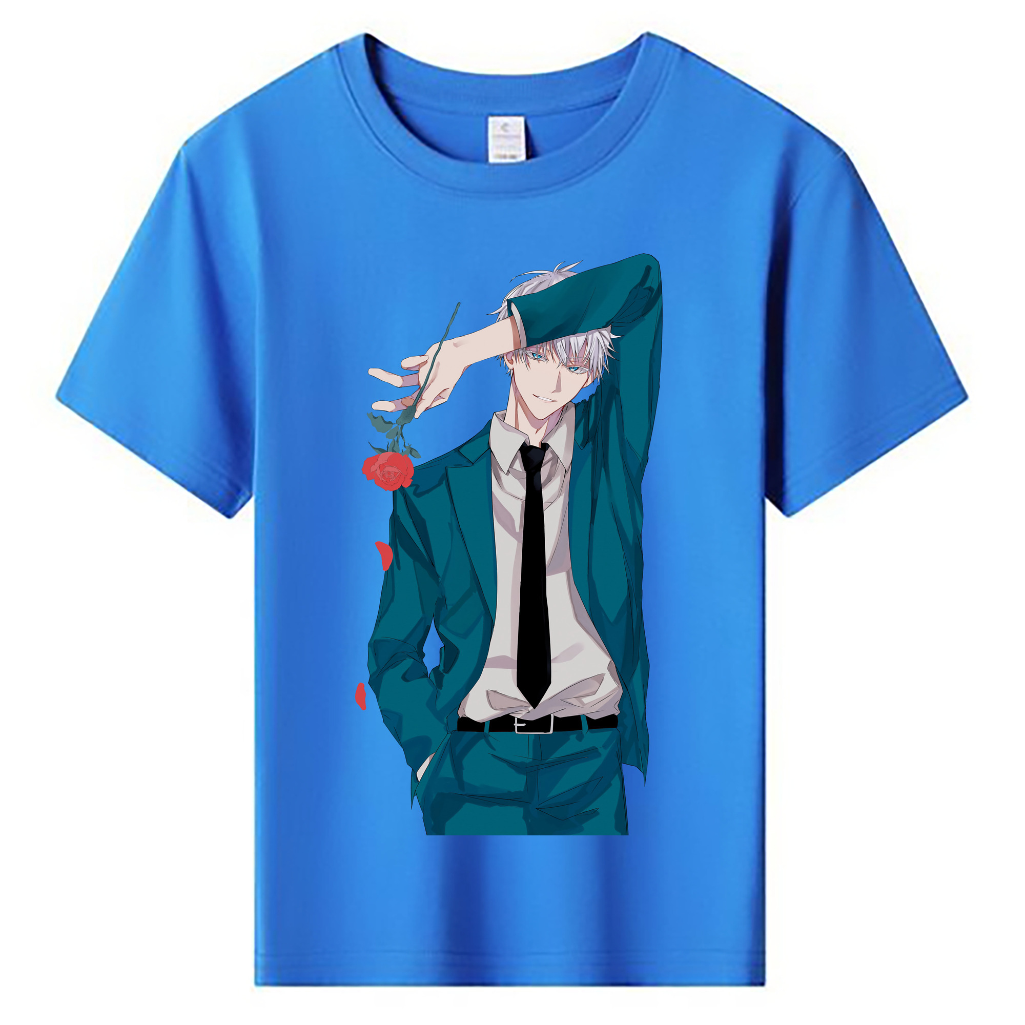 （画像用） 呪術廻戦 Jujutsu Kaisen 綿100％キッズTシャツ（フロントプリント）